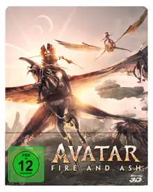 Avatar: Fire and Ash 3D BD (3D/2D, Lim. Steelbook)